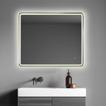 Load image into Gallery viewer, Viaggi Rectangle 36&quot; Framed Modern Bathroom Vanity LED Lighted Wall Mirror
