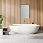 Load image into Gallery viewer, Nettuno 24&quot; Rectangle Bathroom Vanity Aluminum Framed Wall Mirror
