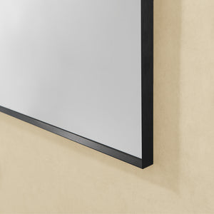 Sassi 36" Rectangle Bathroom/Vanity Aluminum Framed Wall Mirror