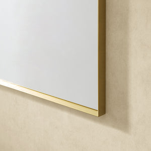 Sassi 36" Rectangle Bathroom/Vanity Aluminum Framed Wall Mirror