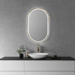 Load image into Gallery viewer, Oleggio Oval 36&quot; Framed Modern Bathroom Vanity LED Lighted Wall Mirror
