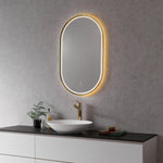 Load image into Gallery viewer, Oleggio Oval 36&quot; Framed Modern Bathroom Vanity LED Lighted Wall Mirror
