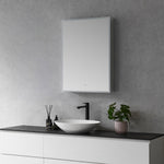 Load image into Gallery viewer, Carsoli Rectangle Frameless Surface-Mount/Recessed LED Lighted Bathroom Medicine Cabinet
