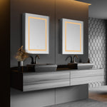 Load image into Gallery viewer, Bojano Rectangle Frameless Surface-Mount/Recessed LED Lighted Bathroom Medicine Cabinet
