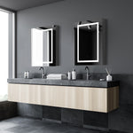 Load image into Gallery viewer, Bojano Rectangle Frameless Surface-Mount/Recessed LED Lighted Bathroom Medicine Cabinet

