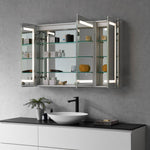 Load image into Gallery viewer, Bojano Rectangle Frameless Surface-Mount/Recessed LED Lighted Bathroom Medicine Cabinet
