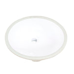 Load image into Gallery viewer, Lily 20&quot; Oval White Finish Ceramic Undermount Vanity Sink
