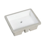 Load image into Gallery viewer, Dixie 20 in. Rectangular White Finish Ceramic Undermount Vanity Sink
