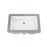 Load image into Gallery viewer, Dixie 20 in. Rectangular White Finish Ceramic Undermount Vanity Sink
