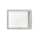Load image into Gallery viewer, Dixie 20 in. Rectangular White Finish Ceramic Undermount Vanity Sink
