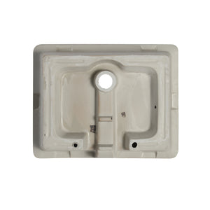 Dixie 20 in. Rectangular White Finish Ceramic Undermount Vanity Sink