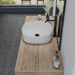 Load image into Gallery viewer, Zion 16&quot; Square Ceramic Bathroom Vanity Sink
