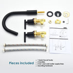 Load image into Gallery viewer, Balen 8. in Widespread 2-Handle Bathroom High-Arc Faucet
