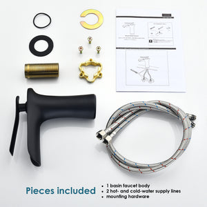 Mayen Single Hole Single-Handle Waterfall Bathroom Faucet