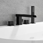 Load image into Gallery viewer, Nairn Deck-Mount Roman Waterfall Tub Filler with Handshower
