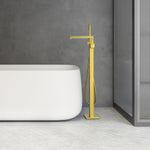 Load image into Gallery viewer, Campia Single Lever Handle Freestanding Floor Mounted Tub Filler with Handshower

