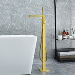 Load image into Gallery viewer, Campia Single Lever Handle Freestanding Floor Mounted Tub Filler with Handshower
