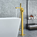 Load image into Gallery viewer, Campia Single Lever Handle Freestanding Floor Mounted Tub Filler with Handshower
