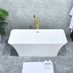 Load image into Gallery viewer, Campia Single Lever Handle Freestanding Floor Mounted Tub Filler with Handshower
