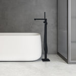Load image into Gallery viewer, Campia Single Lever Handle Freestanding Floor Mounted Tub Filler with Handshower
