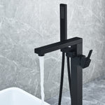 Load image into Gallery viewer, Campia Single Lever Handle Freestanding Floor Mounted Tub Filler with Handshower
