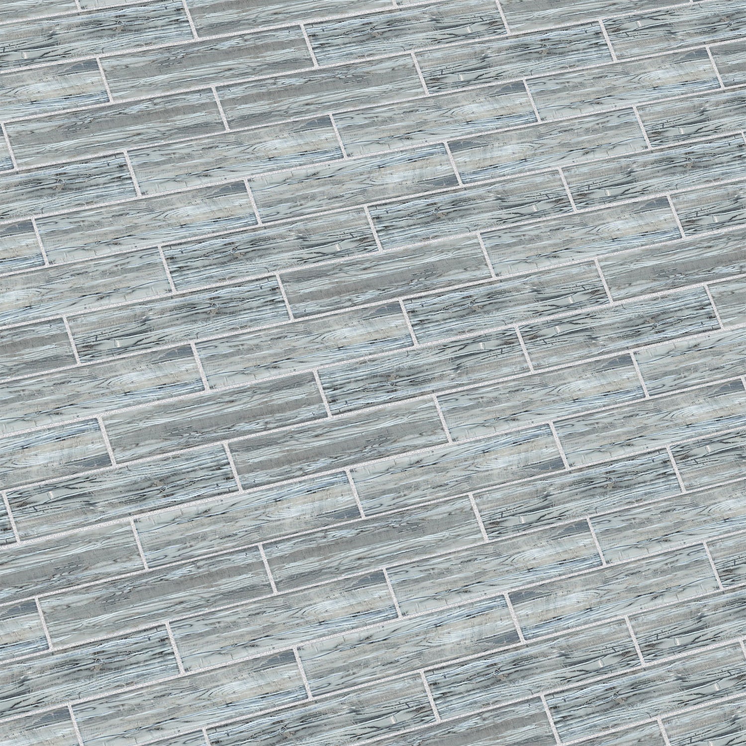 Sonnagh 3" x 12" Rectangular Laminated Glass Mosaic Wall Tile