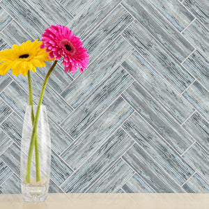 Sonnagh 3" x 12" Rectangular Laminated Glass Mosaic Wall Tile
