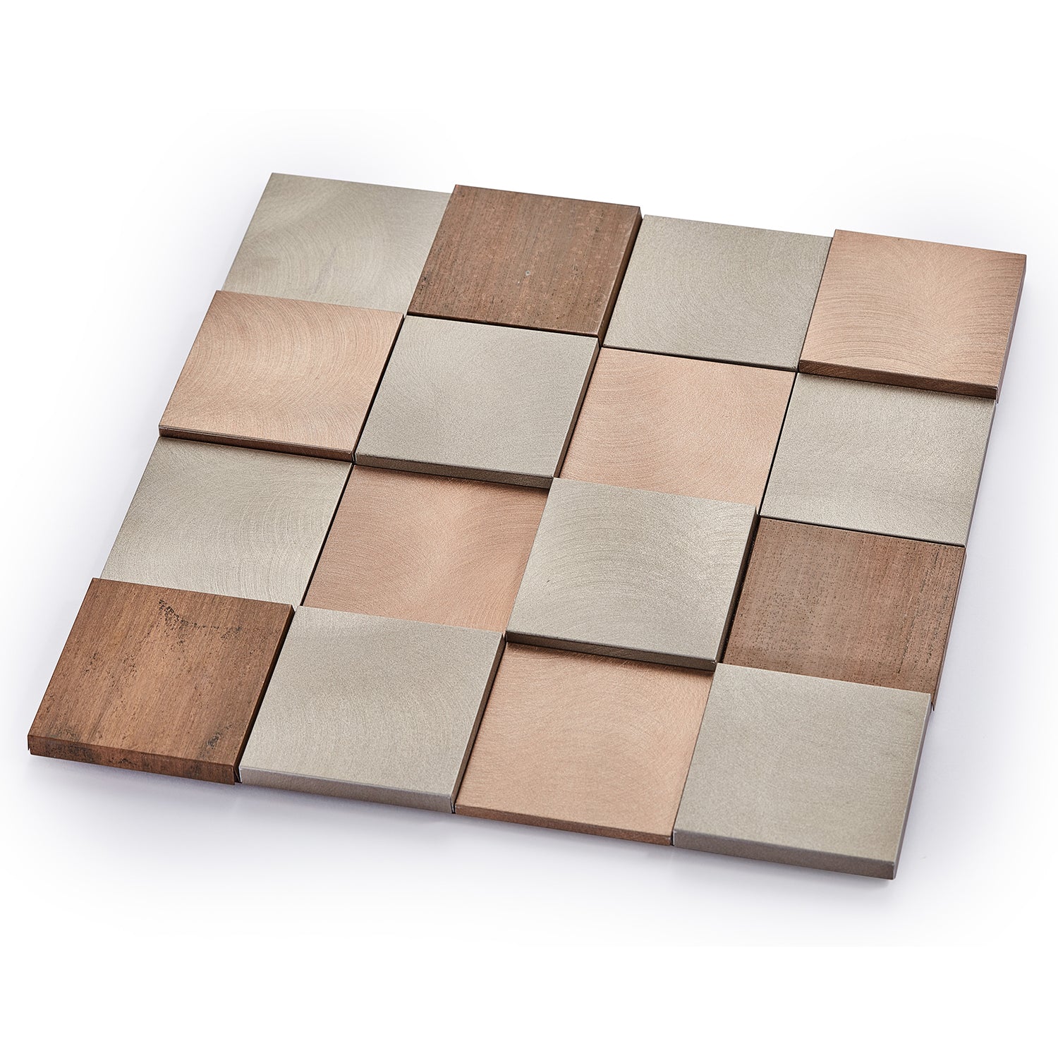 Mijas Peel-and-Stick Mosaic Tile in Copper