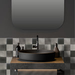 Load image into Gallery viewer, Mijas Peel-and-Stick Mosaic Tile in Steel Grey
