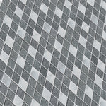 Load image into Gallery viewer, Ballagh 9.9&quot; x 12&quot; Diamond Laminated Glass Mosaic Mix Aluminum Wall Tile
