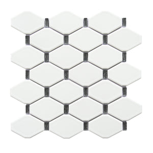 Badajoz 11.5??x 10.94??Honeycomb Glass Mosaic Floor and Wall Tile