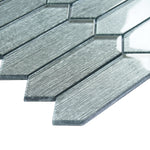 Load image into Gallery viewer, Windey 10.9&quot; x 11.3&quot; Hexagon Laminated Glass Mosaic Wall Tile
