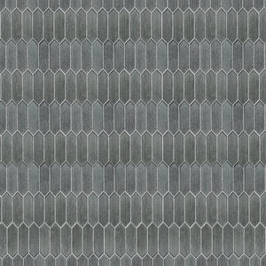Windey 10.9" x 11.3" Hexagon Laminated Glass Mosaic Wall Tile