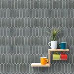 Load image into Gallery viewer, Windey 10.9&quot; x 11.3&quot; Hexagon Laminated Glass Mosaic Wall Tile

