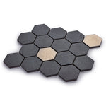 Load image into Gallery viewer, Lugo Lava Stone Mosaic Floor and Wall Tile in Dark Gray
