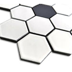 Load image into Gallery viewer, Lugo Lava Stone Mosaic Floor and Wall Tile in White
