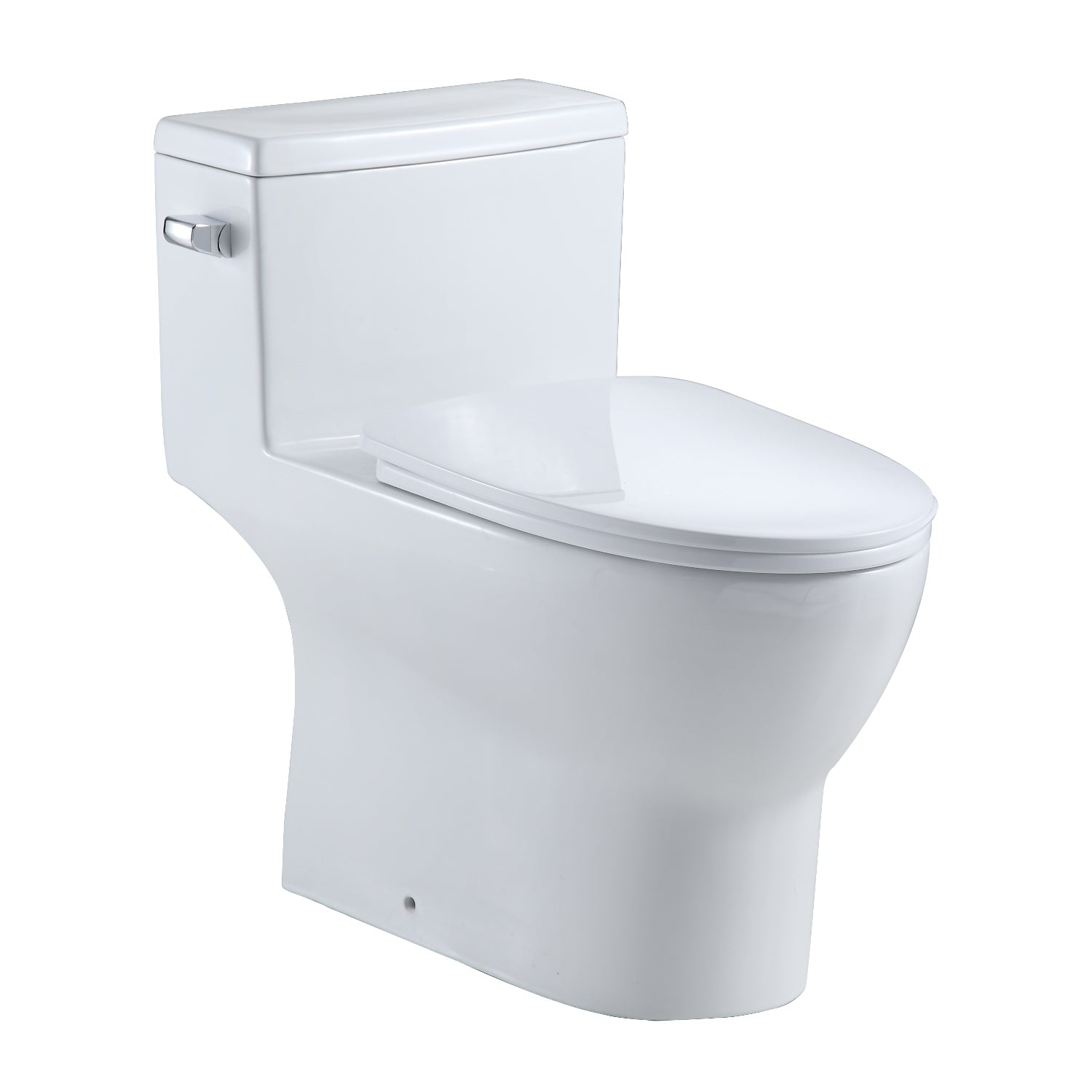 Verona Dual Flush Elongated One-Piece Toilet (Seat Included)