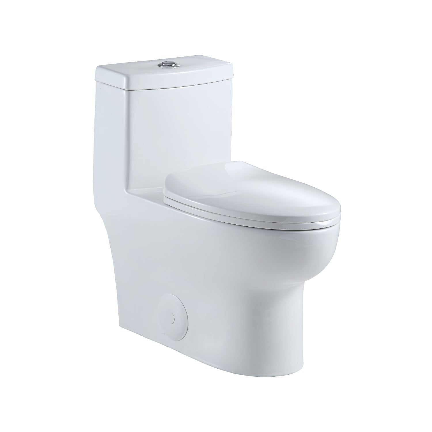 Venezia Dual Flush Elongated One-Piece Toilet (Seat Included)