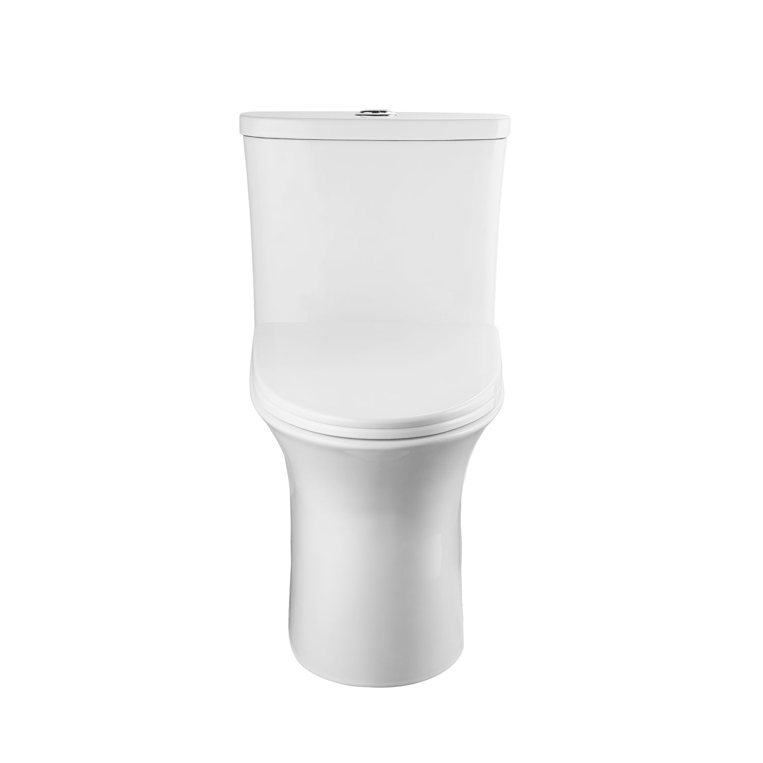 Ibiza 1.6/1.1 GPF Dual Flush Elongated One-Piece Toilet in White